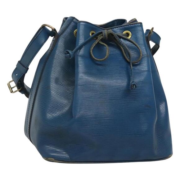 LOUIS VUITTON Epi Petit Noe Shoulder Bag Blue M44105
